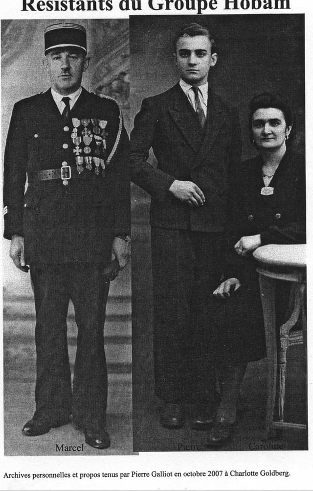 Marcel Galliot à gauche en uniforme