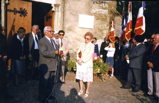Cérémonie en l'honneur de l'Abbé Rosay le 24 mai 1987
