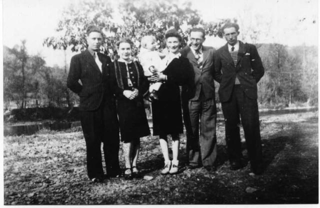 Roger JURVILLIER, Mr & Mme LOEB et Mr & Mme WOLF avec leur fille