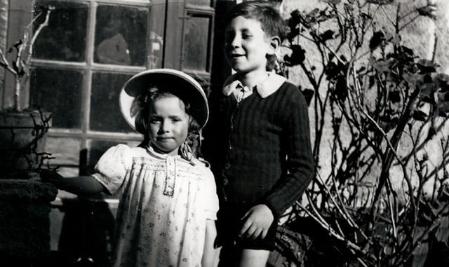 Billy Benbassat et Renée Alla en 1944