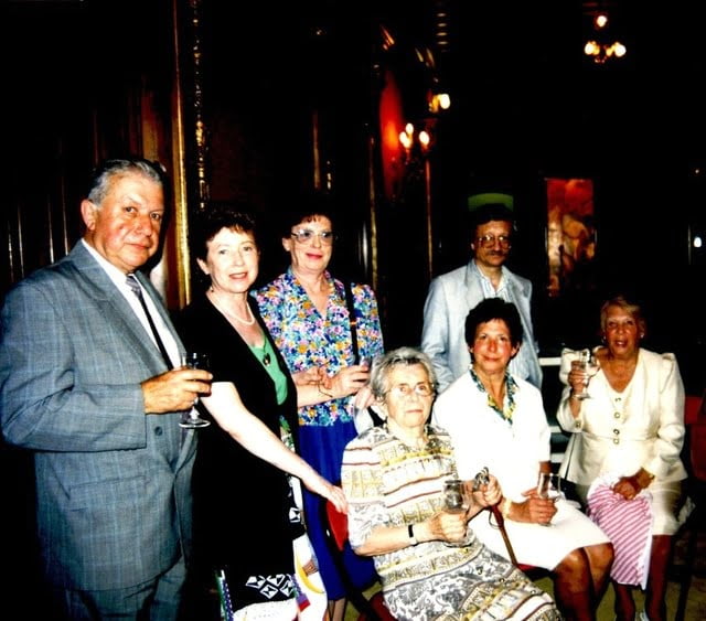 Denise Aguadich Paulin avec les familles Sznajderman et Wajsbrodt