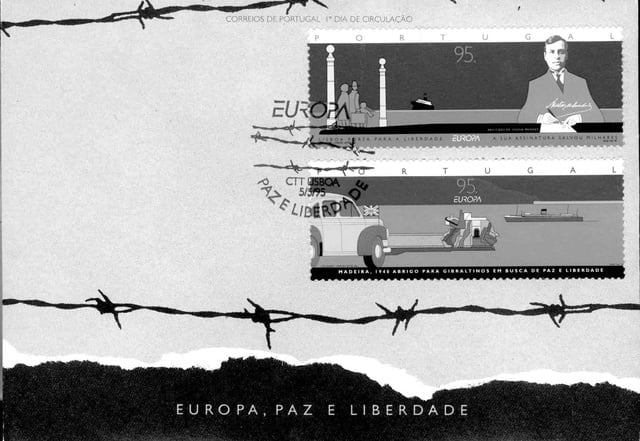 Enveloppe timbrée à l'effigie de Aristide