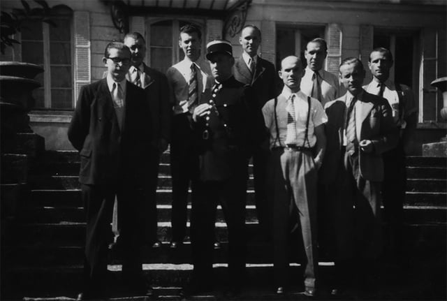 Avant la libération avec l'équipe de policiers de Nogent sur Marne