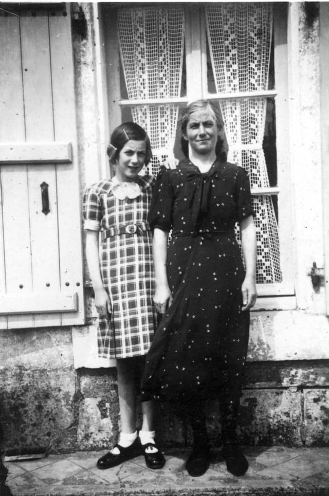 Marthe Rouhaud et sa fille Denise 