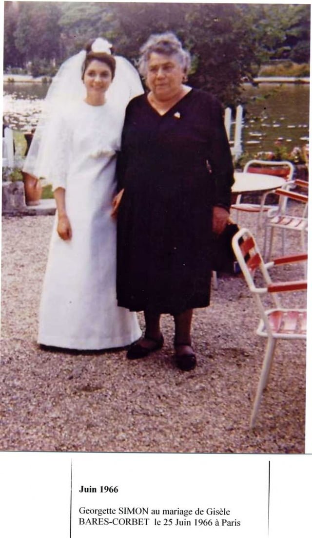 Mariage Gisèle Corbet