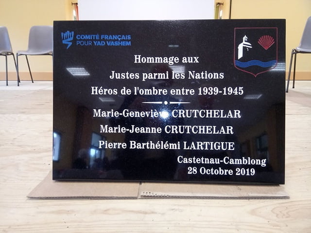 Plaque commémoratvie