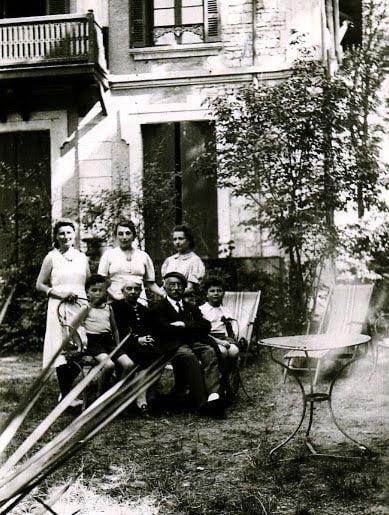 en 1945 La familleISRAEL MEYER à Pons