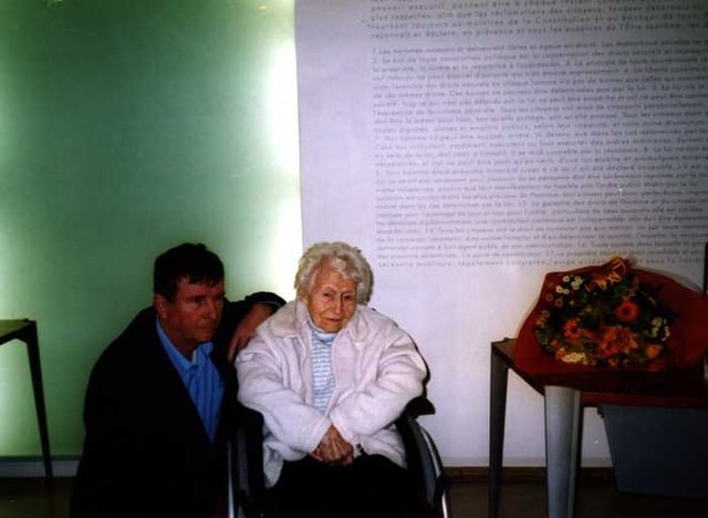 Thérèse BOUSSAT et son fils Christian