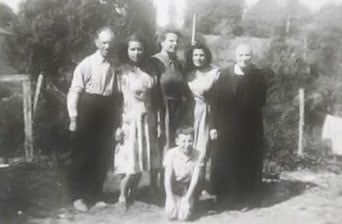 De gauche à droite Wielhem BAER , Ellen BAER, Paula BAER