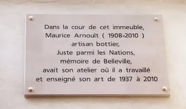 Plaque commémorative