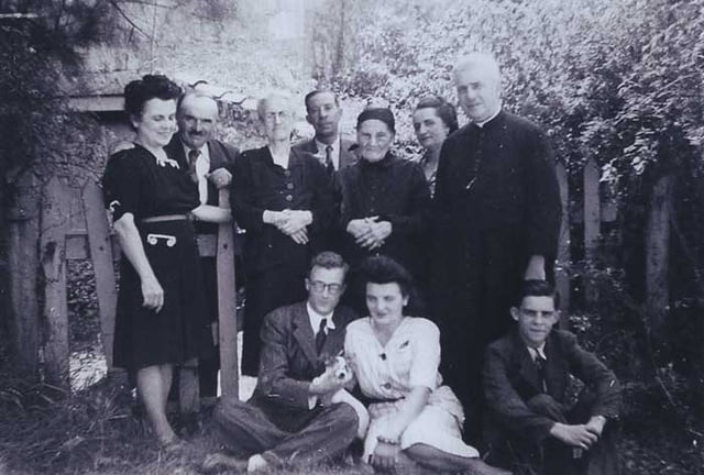 8 août 1944, la famille Sentex