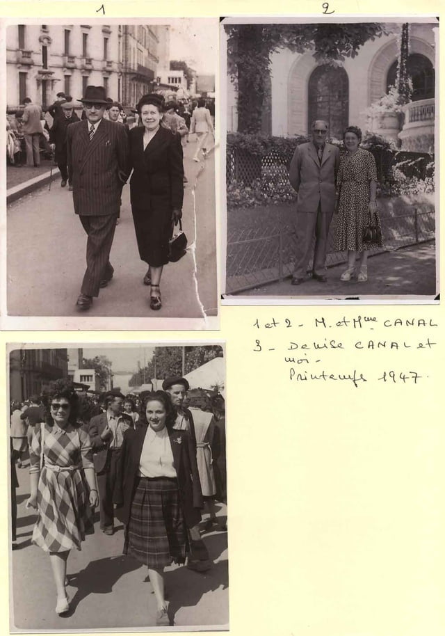 Photos de la famille CANAL