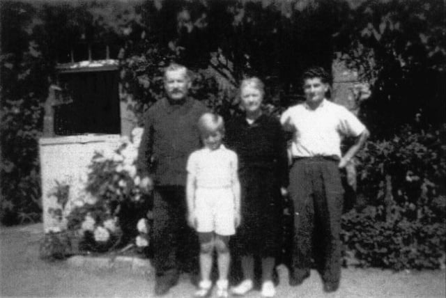 Joseph et Alice Gautier avec les sauvés