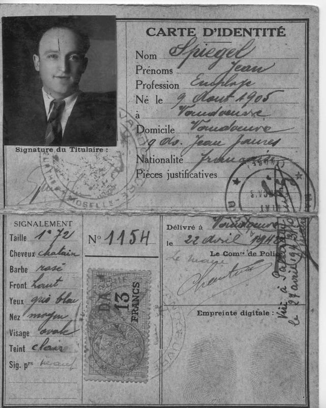 fausse carte d'identité