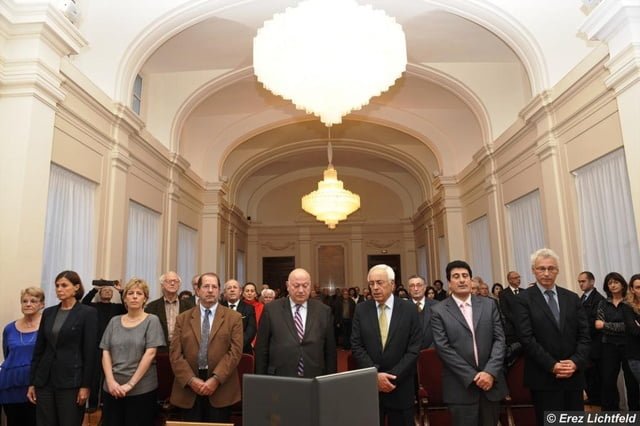 Cérémonie de remise de médaille le 18/10/2012 à la mairie d'Issy les Moulineaux