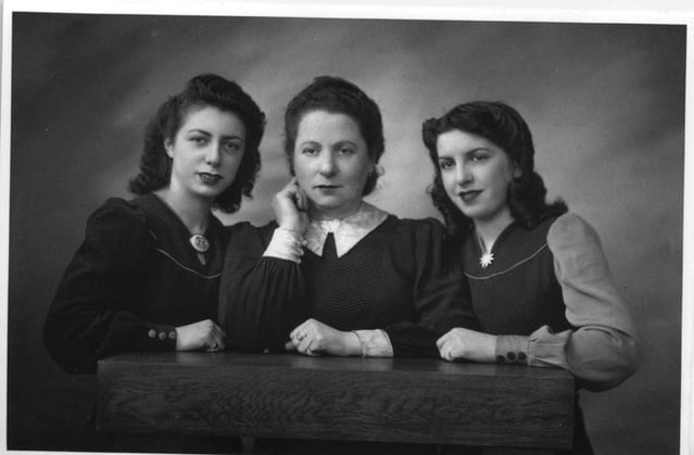 Suzanne, la maman et Régine, les sauvées