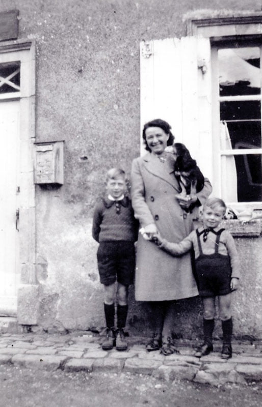 Amélie avec ses enfants