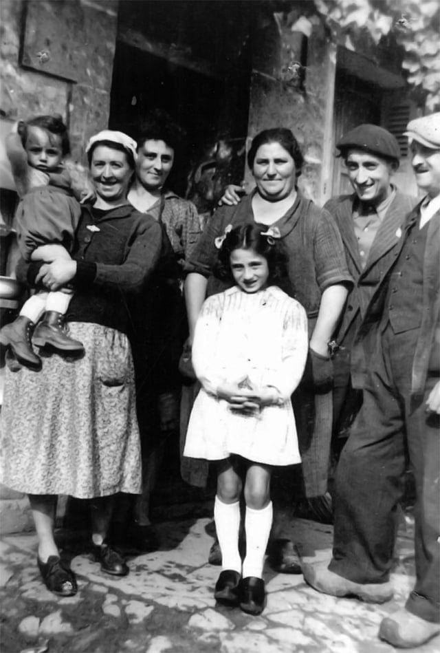 Jeanine, Christiane, Huguette, Louise-Thérèse, Albert et Henri