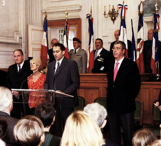 Cérémonie à Levallois
