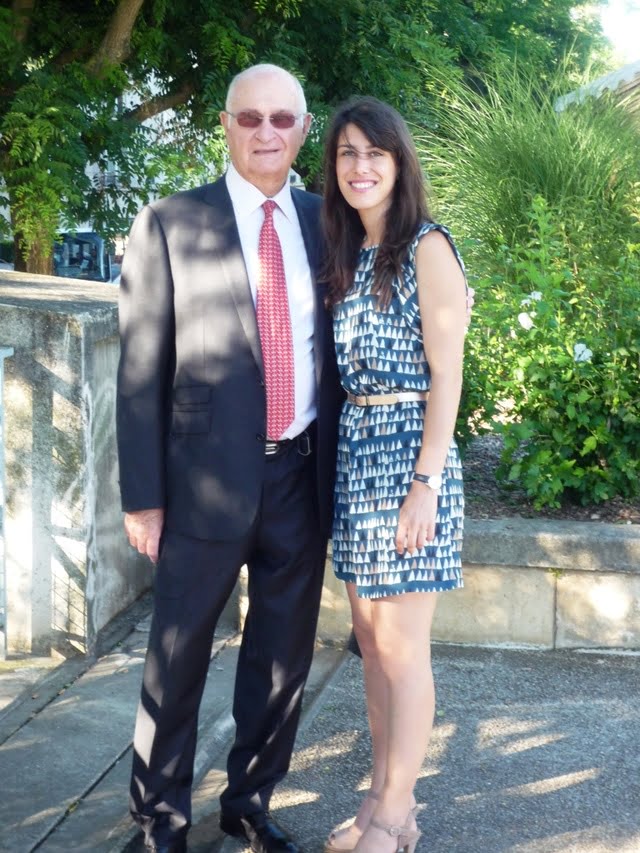 Pierre Osowiechi vice-président CFYV et Jessie Chapuis descendante de Juste