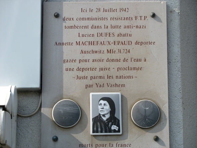 Plaque commémorative