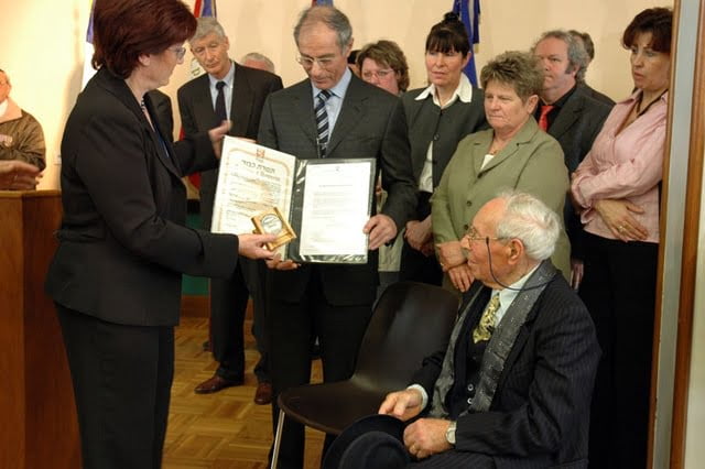 Remise de la médaille