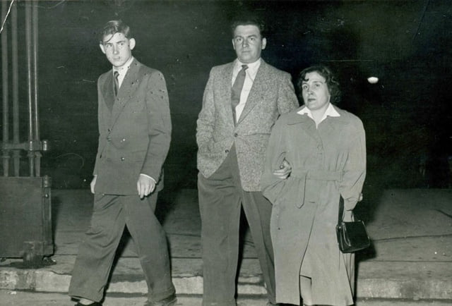 Maurice & Jeannine DAUVILLIERS  et leurs fils Guy