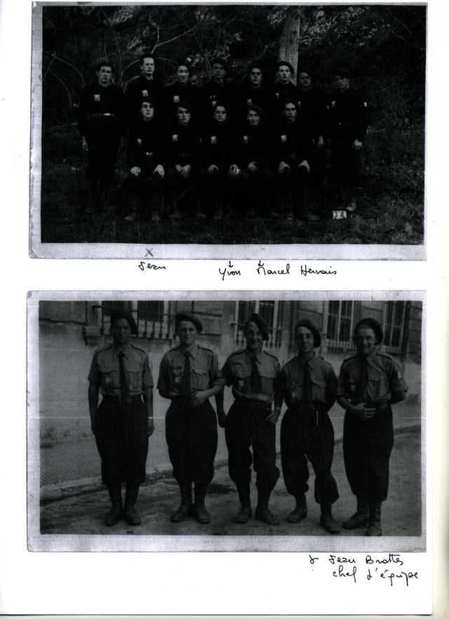 Marcel Hervais Jean Brottes et Yvon Hervais