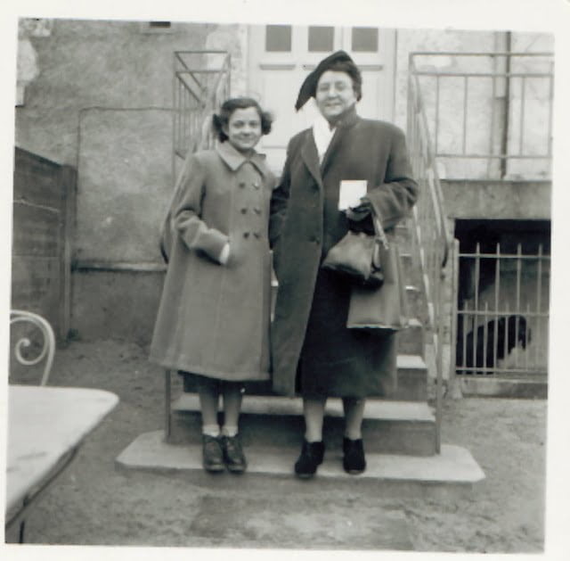 Blanche ALLART avec un témoin