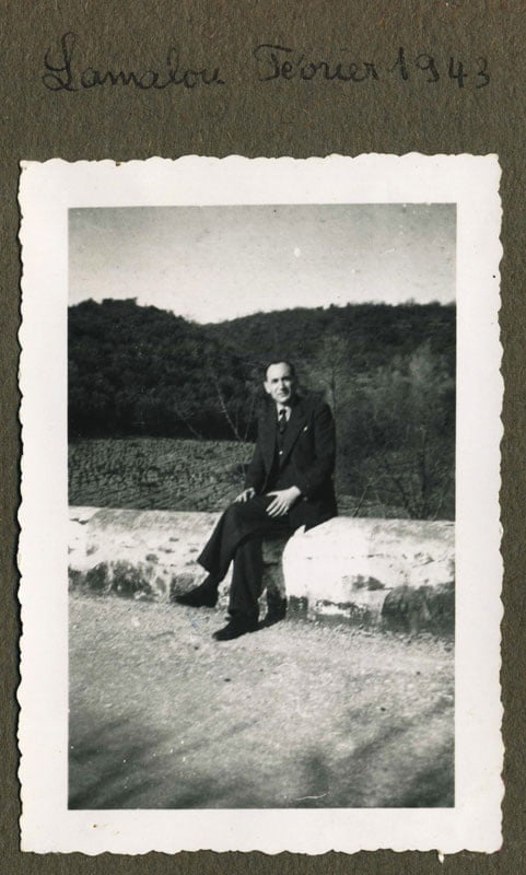 Albert Cohen à Lamalou les bains en 1943