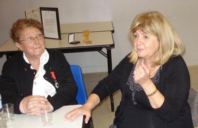 Mme MAYEUX et Solange LOURIE née Korenbaum