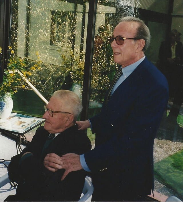 16 Mars 1999, Charles Chevassus 92 ans et la personne sauvée