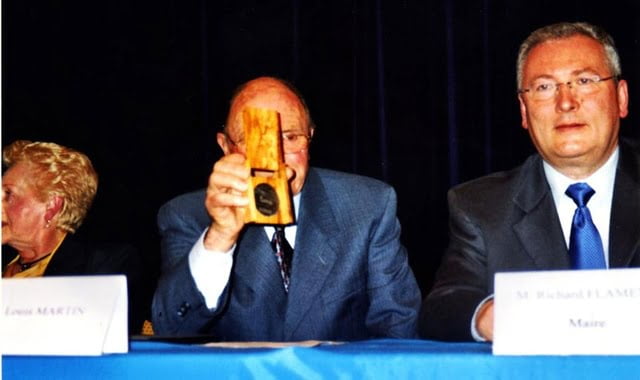 Louis MARTIN, l'ayant-droit lors de la cérémonie