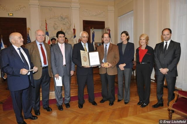 Cérémonie de remise de médaille le 18/10/2012 à la mairie d'Issy les Moulineaux