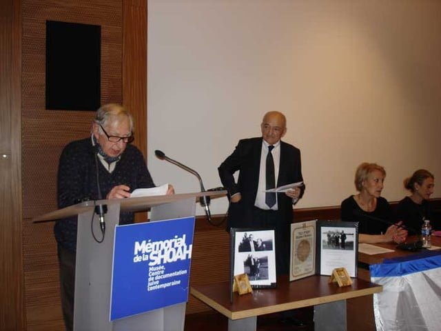 Cérémonie-MAURICE WITTENBERG Personne sauvée