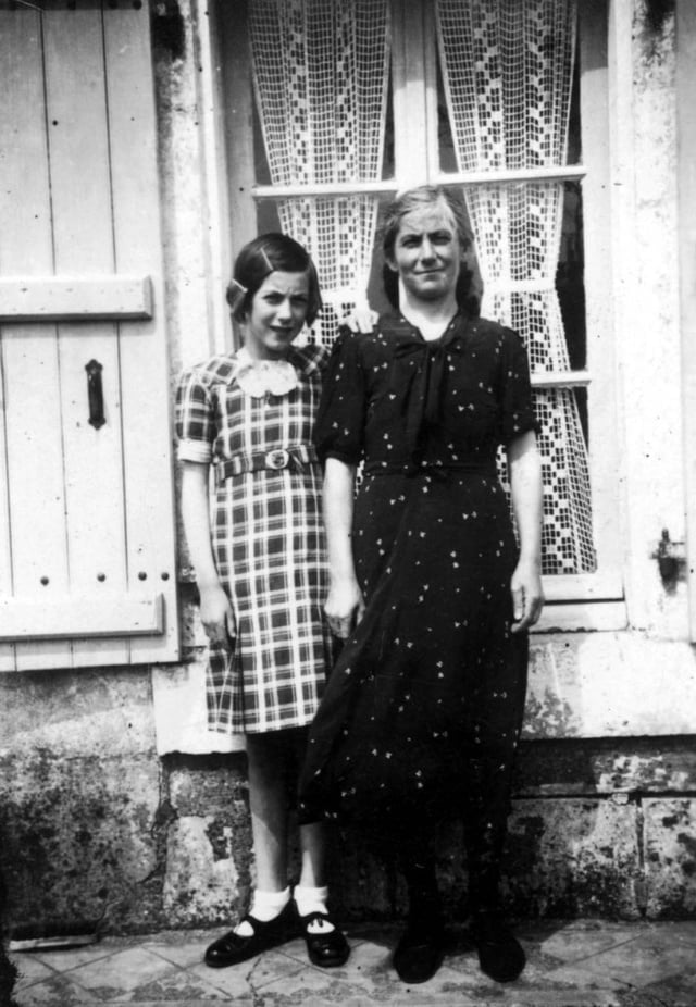 Marthe Rouhaud et sa fille Denise 
