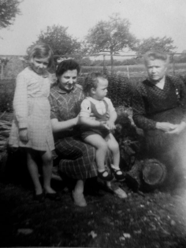 Anne-Marie avec Maurice et Mireille