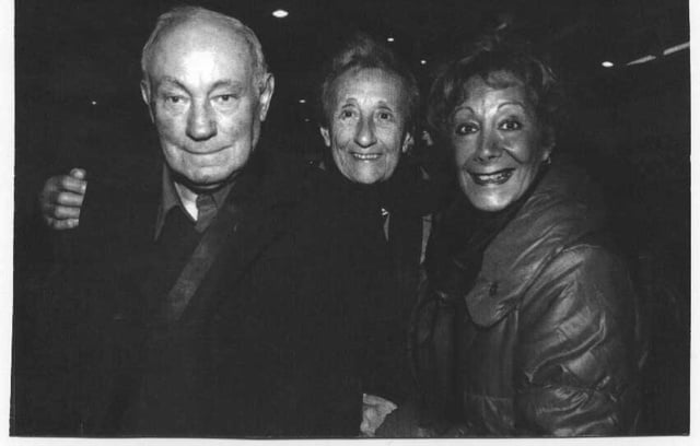 Jean-Paul et sa femme Fernande et Denise le 18 janvier 2007