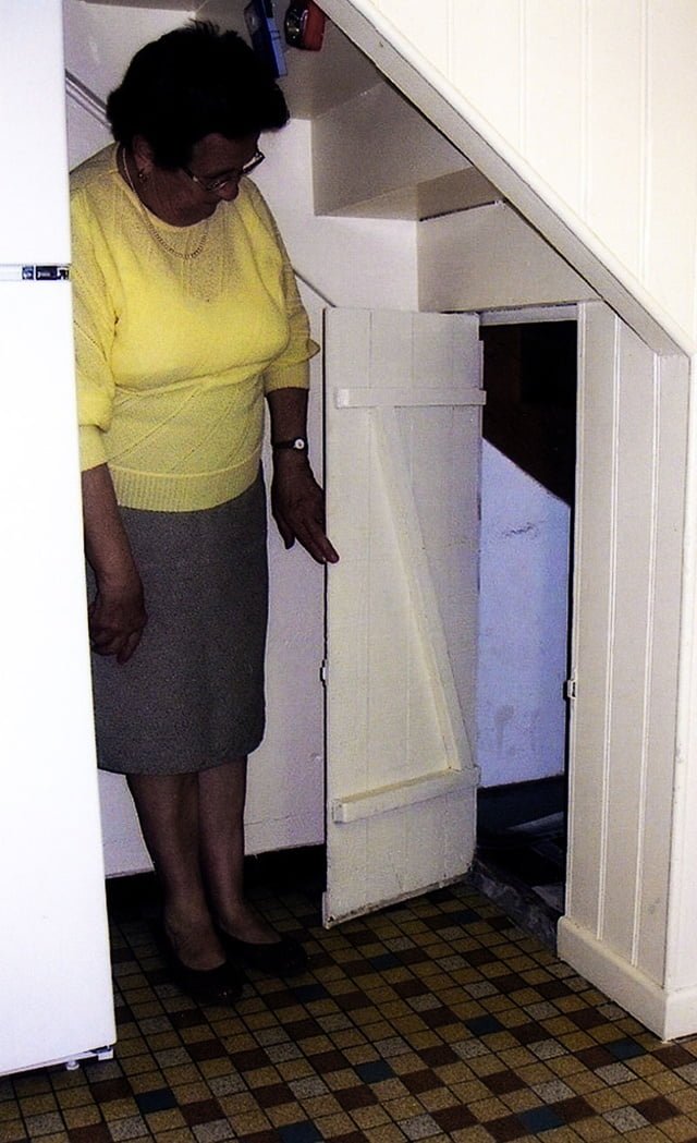 le cagibi à balais qui, en août 1944, servit de cache 