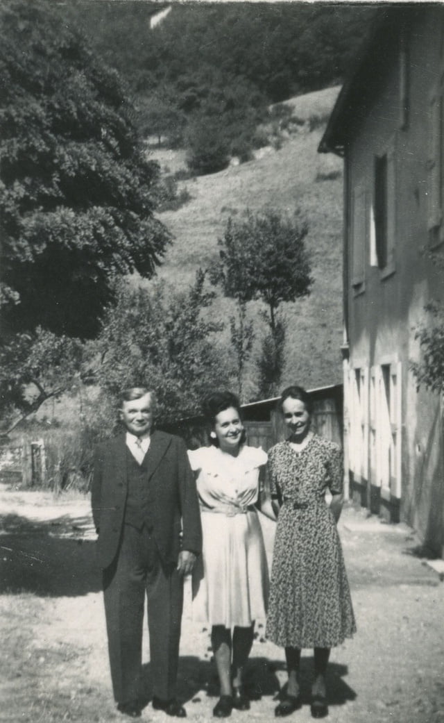 Louis et Marie-Louise Magnin et leur fille Yvette