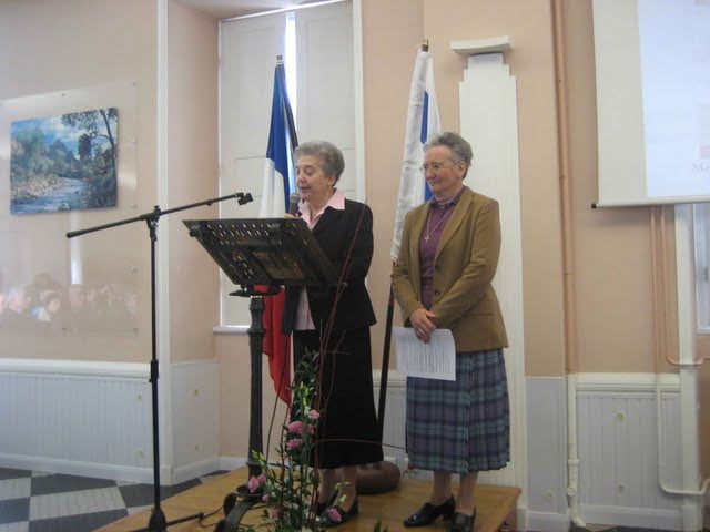 Les religieuses représentant la Congrégation des Ursulines