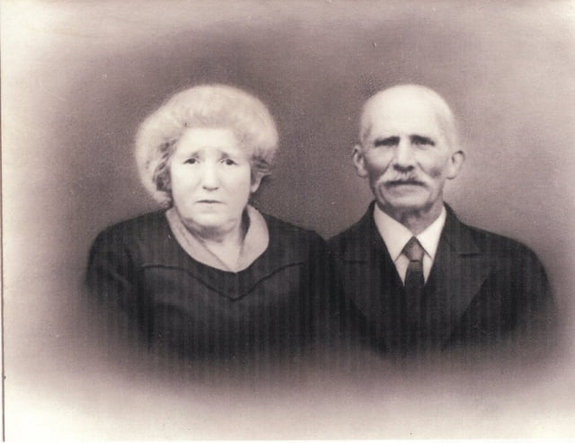 Juliette et Augustin AUBERT à Menestreau