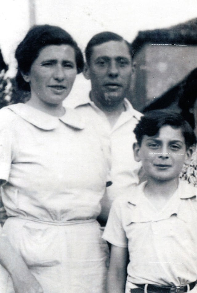 Janine et Jacques Intoligator et le petit Jean-Bernard