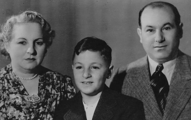 Famille Perelman Léon, Esther et Serge