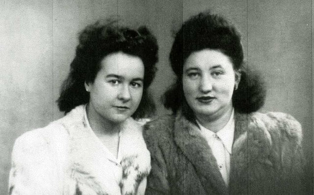 Janine Joly et Léa Dluganoga