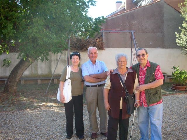 Les personnes sauvées Miriam Ben Gigi, Céleste Anav et leur maris en septembre 2007