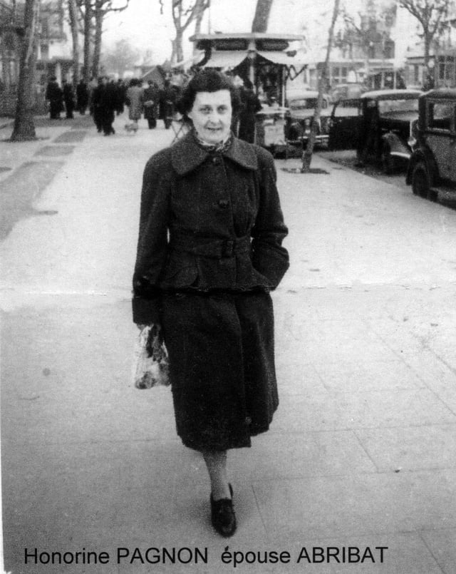 Honorine Abribat Credit: Coll.Yad.