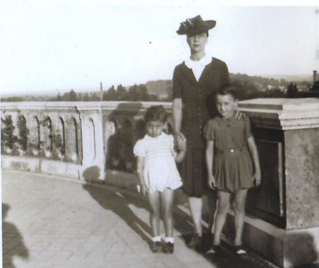 Henri Dzik avec Henriette Sala et Yvan Angeli