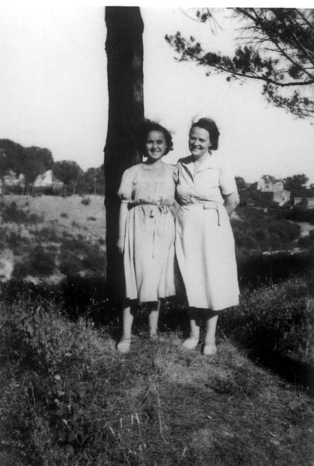 Lucienne Caruel et Danielle Amon 