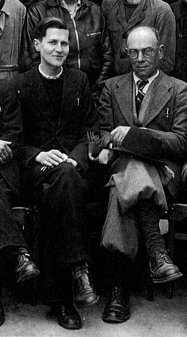 Edmond Durand (à droite)